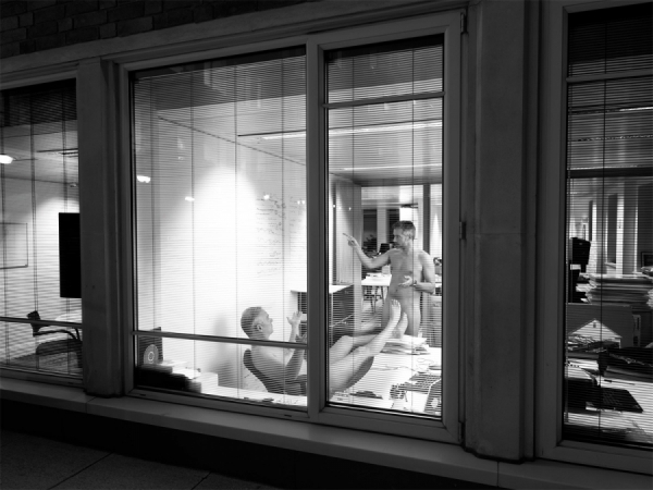 Photograph Chris Frazer Smith Creative Meeting on One Eyeland